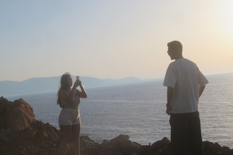 From Hersonissos/Malia: Guided Sunset Quad Safari