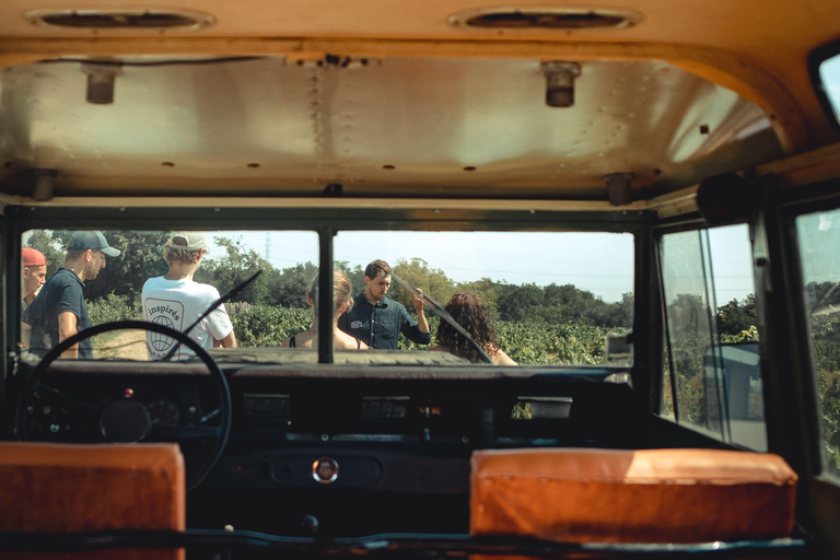 Tour privato di un giorno del Beaujolais e della Borgogna in Land Rover