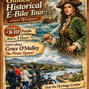 Westport: E-bike Tour Heritage center, Pirate Queen & Legends Westport: E-bike Tour Heritage center, Pirate Queen & Legends