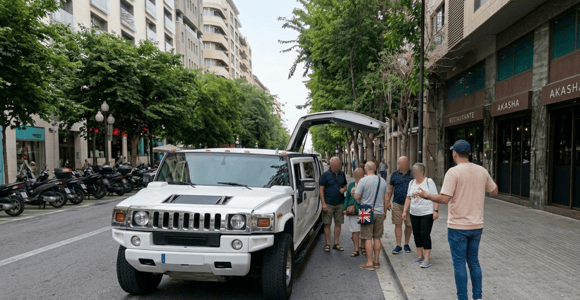 Limousine Alicante Tour with Santa Bárbara Castle Visit