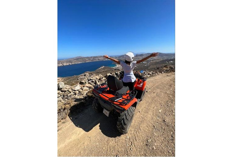 Mykonos: Rent an ATV/QUAD 450cc and explore hidden gemsMykonos : Louez un quad/QUAD 450cc et explorez les joyaux cachés.