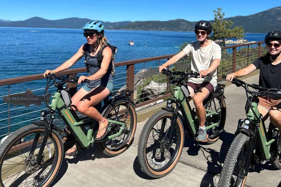 Lake Tahoe: E-Bike-Verleih mit GPS-Strecke. Foto: GetYourGuide