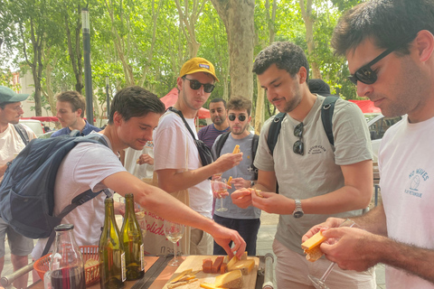 Visite culinaire du fromage dans le centre ville de ToulouseVisite à pied publique