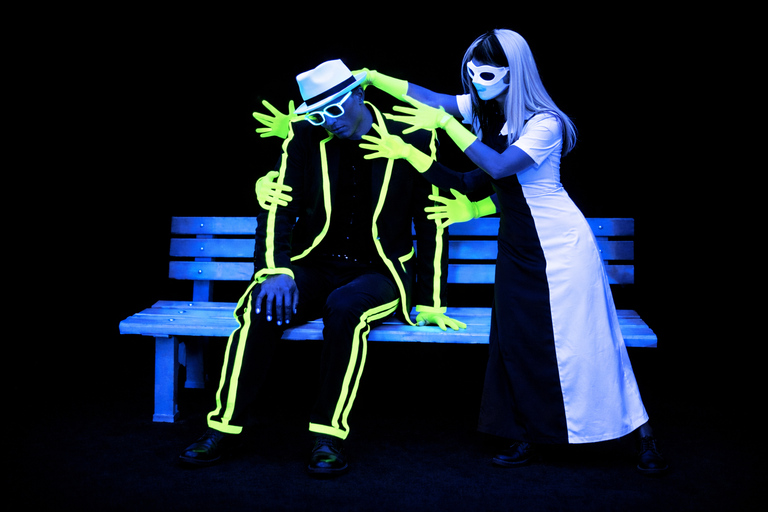 Prague: Underground Black Light Theatre Interactive Show