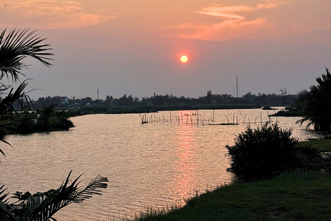 Hoi An Bike Tour: Stress Relief w Buffalo,Duck & Basket Boat E-Car Sightsee Private Tour: Explore the Insider’s Route