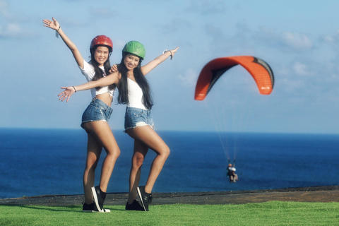 Bali: Nusa Dua Tandem Paragliding with Certified Pilot Tandem Paragliding For Indonesia Nationality/KITAS Holders