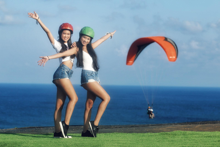 Bali: Nusa Dua Tandem Paragliding with Certified Pilot Tandem Paragliding For Indonesia Nationality/KITAS Holders