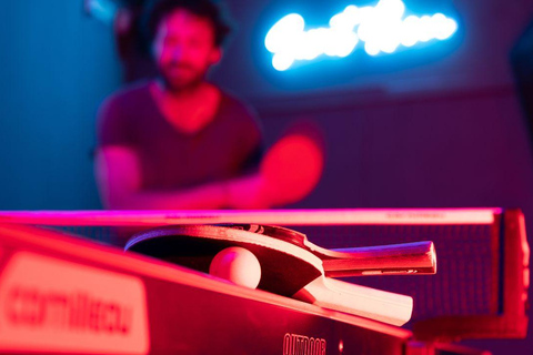 The Hague: Secret Ping Pong Bar, speak easy table tennis bar