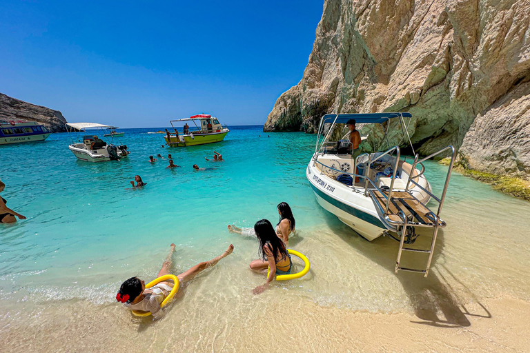 Zakynthos: Half-Day Tour to Navagio, Blue Caves Small boat
