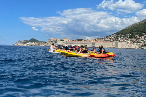 Dubrovnik: Geführte Kajaktour und Schnorcheln auf dem Meer