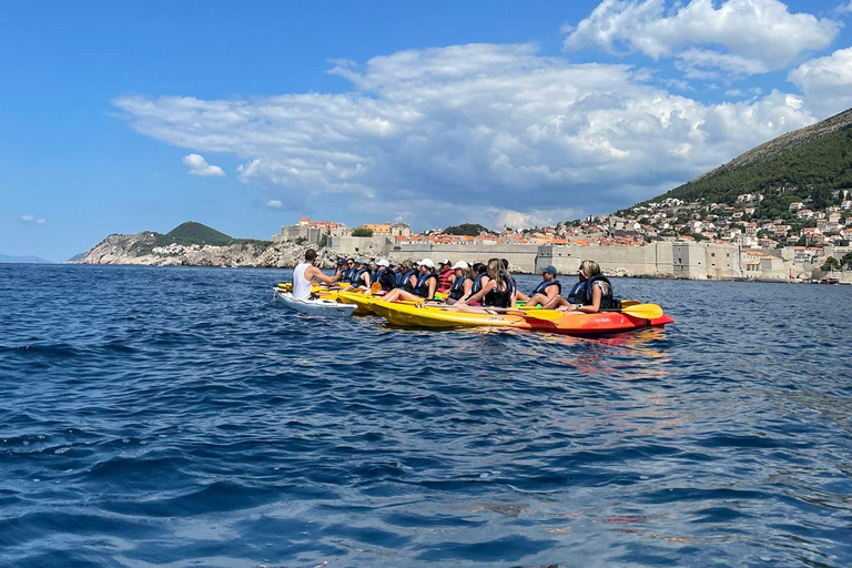 Dubrovnik: Geführte Kajaktour und Schnorcheln auf dem Meer