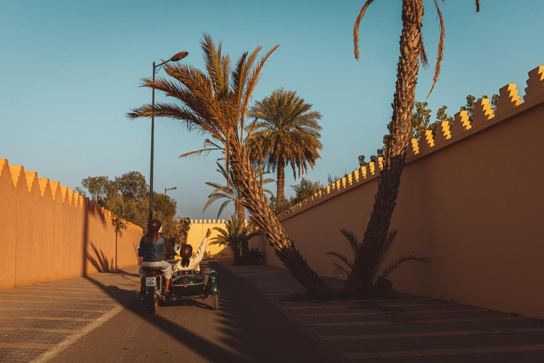 Marrakech Hidden Gems: Vintage 1h30 Sidecar Guided Tour