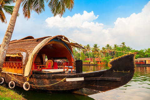 Kochi Excursión de 1 noche en crucero en barco por los remansos de Alappuzha