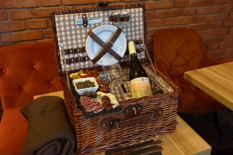 Near Wieliczka: Vineyard Picnic with Basket & Wine for Two