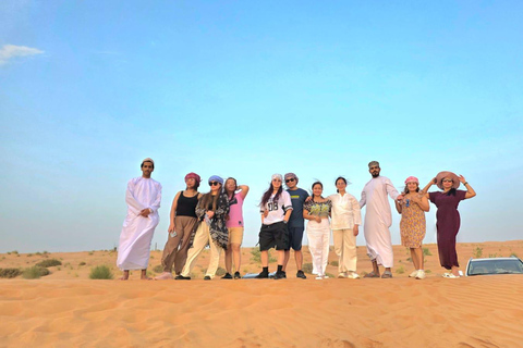 Shared Wahiba Desert Tour with Wadi, Cave, Bedouin & Sunset