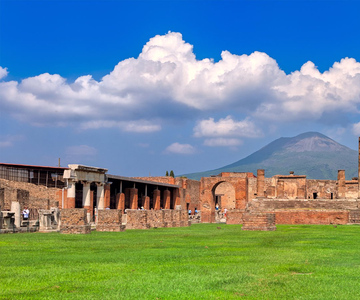 Da Napoli: tour di un giorno intero a Pompei, Ercolano e Vesuvio