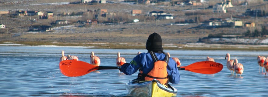 Calafate : kayak sur le lac Argentino avec transferts