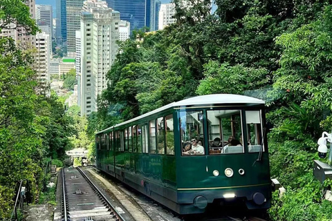 Hong Kong: Peak Tram with Optional Sky Terrace Access Return Peak Tram Ticket