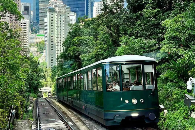 Hong Kong: Peak Tram with Optional Sky Terrace Access One-Way Peak Tram Ticket