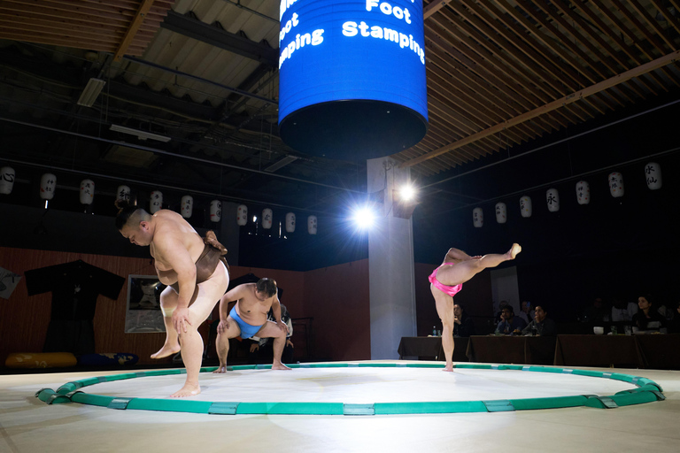 Osaka Sumo Show with Front-Row Seating & Wagyu Sukiyaki Section A: Sumo Show + Sukiyaki Meal＋Full Kimono Experience