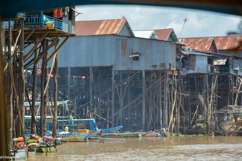 From Siem Reap: Floating Village Tour by Boat Small-Group Sunset Tour