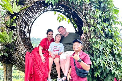 Ubud Waterfall, Temple, Rice Terrace & Art with Transfers
