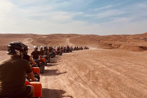 Marrakech: Agafay Desert Quad Bike, Camel Ride, Pool & Lunch Desert Agafay : Quad Biking, Camel Ride, Lunch & Pool