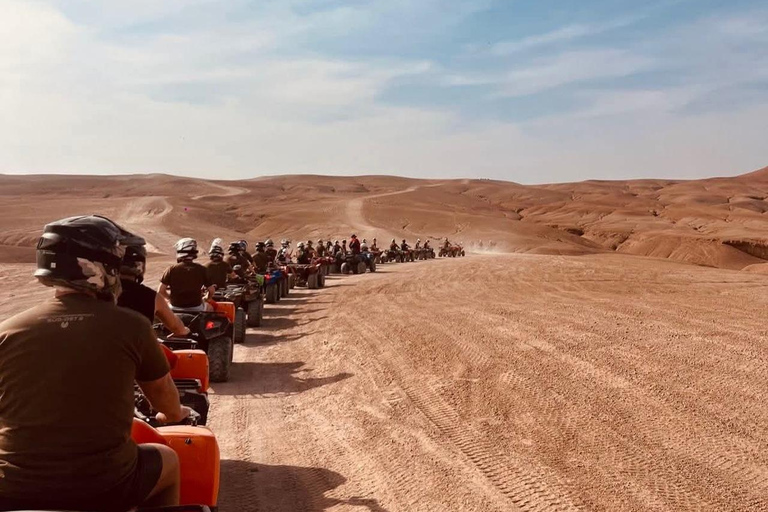 Marrakech: Agafay Desert Quad Bike, Camel Ride, Pool & Lunch Desert Agafay : Quad Biking, Camel Ride, Lunch & Pool