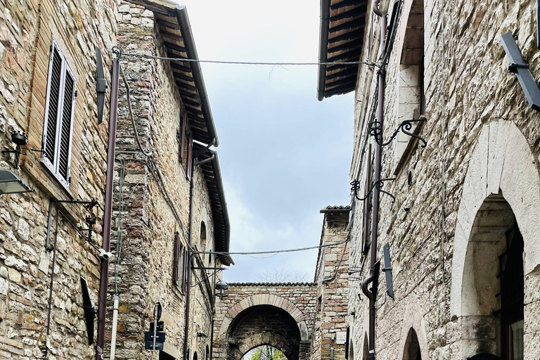 Assisi: Three Saints, St Carlo, Francis & Clare Walking Tour Spanish Tour