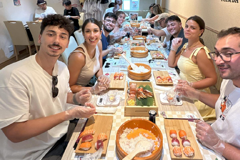 Osaka: Sushi Making in Spacious Studio with Certificate 10/1～Sushi Roll Making Experience