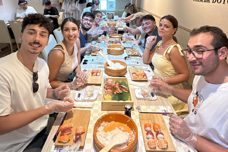 Osaka: Sushi Making in Spacious Studio with Certificate 10/1～Sushi Roll Making Experience