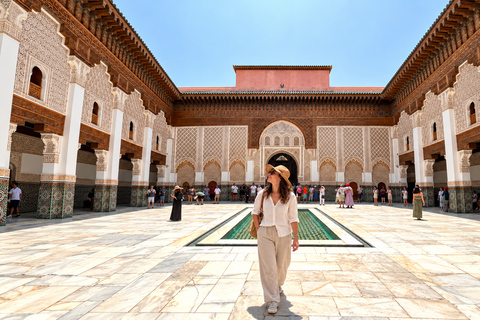 Marrakech Mosque, Ben Youssef, Secret Garden & Medina Tour Heritage Walk - Shared