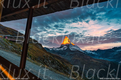 ZERMATT/TASCH : DE L&#039;AÉROPORT MILAN MALPENSA À ZERMATT/TASCH