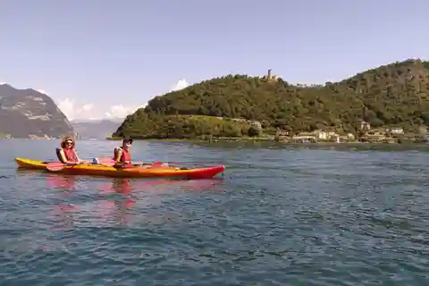 Lago Iseo: passeio de caiaque de meio dia até Monteisola