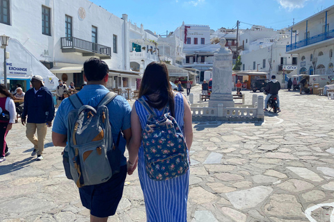 Mykonos: Búsqueda del Tesoro y Tour Privado por el Casco Antiguo con paradas gastronómicas