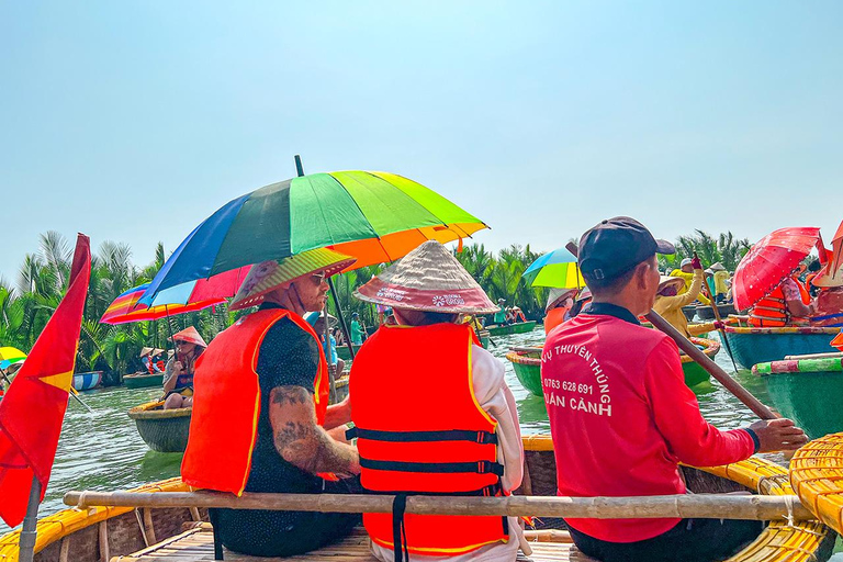 Hoi An: boottocht met Cam Thanh-mandKaartje voor de mandboot met hoteltransfers