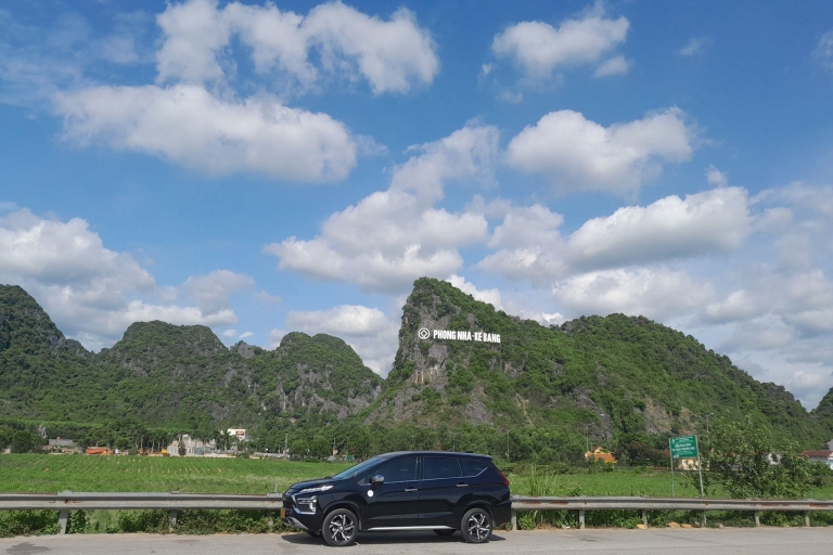 Hue nach Phong Nha mit Privatwagen und professionellem Fahrer