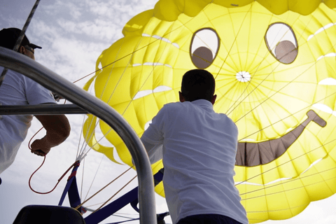 Parascending in Los Cristianos, Tenerife