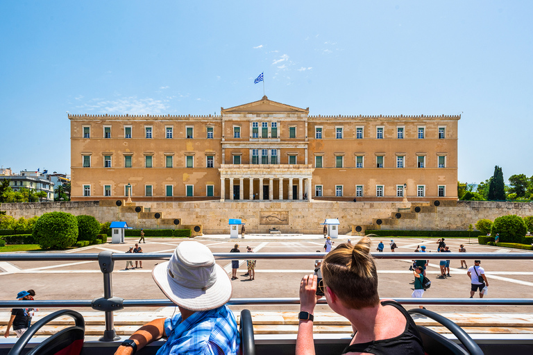 Atenas: Visita guiada en autobús Hop-On Hop-OffAtenas y El Pireo Pase de 48 horas