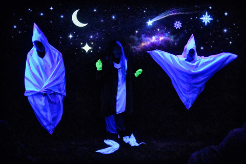 Prague: Underground Black Light Theatre Interactive Show
