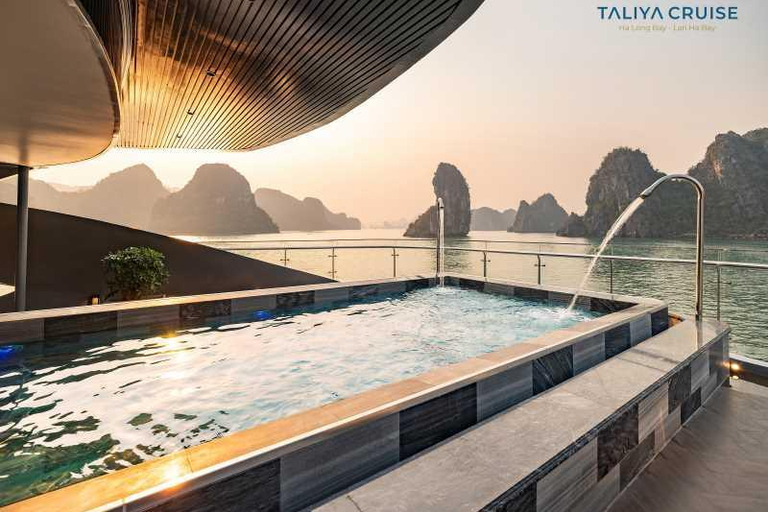 Hanoi: Premium Lan Ha Bay Day Cruise with Sunset Party Share Transfer + Cruise 1 day from Hanoi
