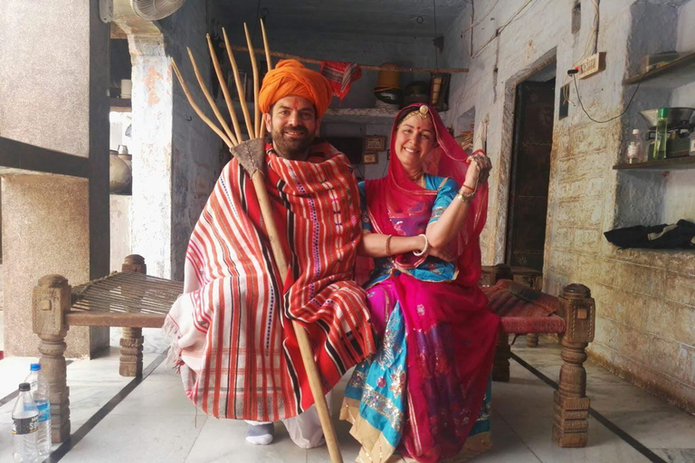 Jodhpur: safari nel villaggio di Bishnoi e pernottamento con una famiglia locale