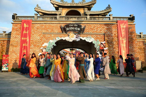 From Da Nang: Basket Boat, Old Town & Hoi An Memories Show Basket Boat, Hoi An and Memories show | Only 4s private car