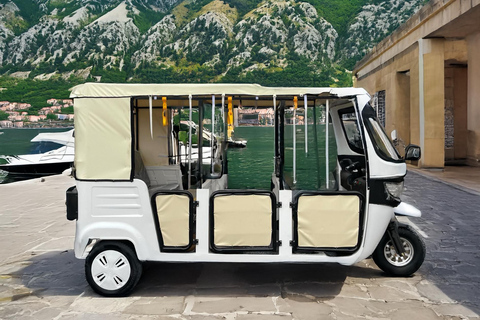 Kotor: Tuk Tuk Transfer to Cable Car with Trojica Hill Stop