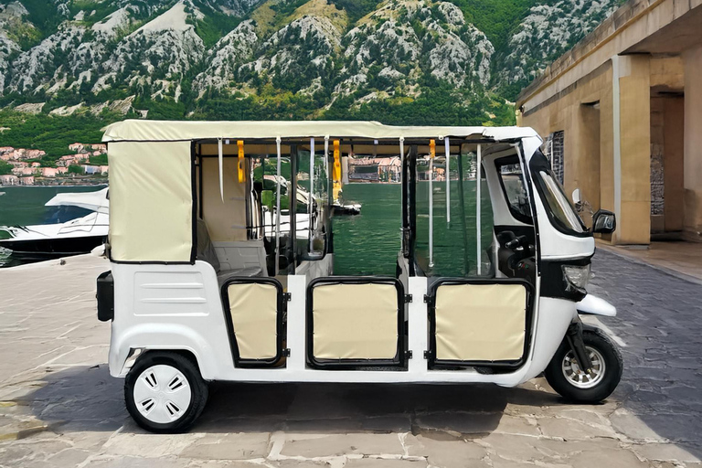 Kotor: Tuk Tuk Transfer to Cable Car with Trojica Hill Stop