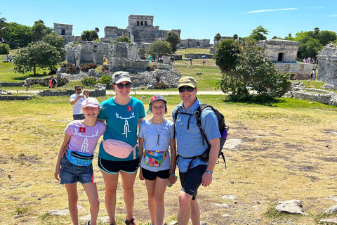 4X1 Excursão de primeira classe a Tulum, Coba, Cenote e Playa del Carmen