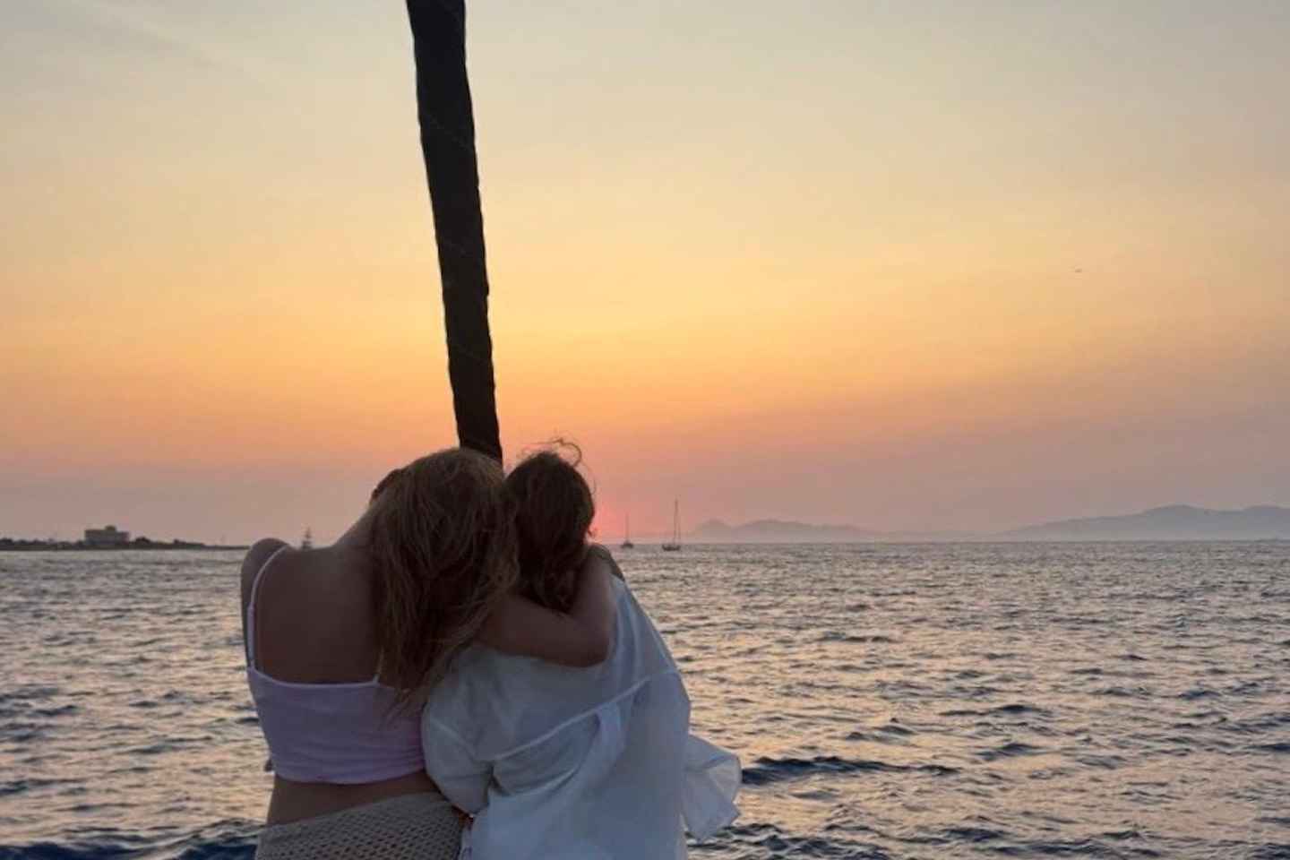 Rhodes: Sunset Catamaran Cruise with Snack, Fruits & Drinks