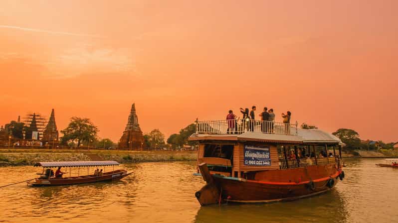 Bangkok: Ayutthaya-Tempel – Tagestour mit Sonnenuntergangsfahrt