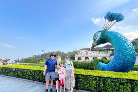 Da Nang: Ba Na Hills Late Start, Foot Massage & Local Food 4s private car + Cable car QR code ticket | NO guide & lunch