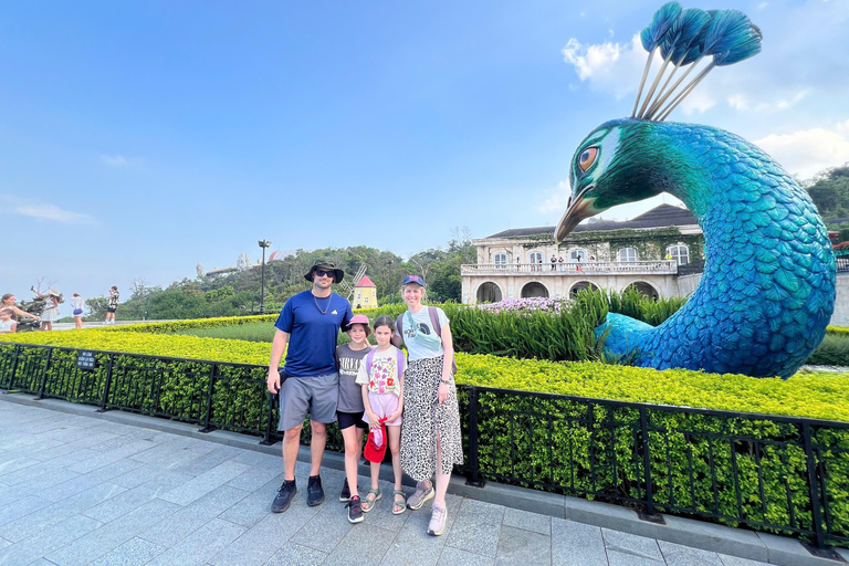 Da Nang: Ba Na Hills Late Start, Foot Massage & Local Food 4s private car + Cable car QR code ticket | NO guide & lunch
